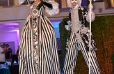 stilt walkers